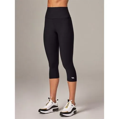 Running Bare Womens Werk It 3/4 Tight Black