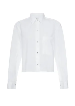 Ruth Crop Shirt (White)