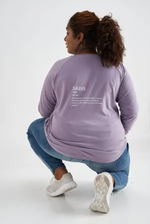 SABR Graphic Tee: Purple
