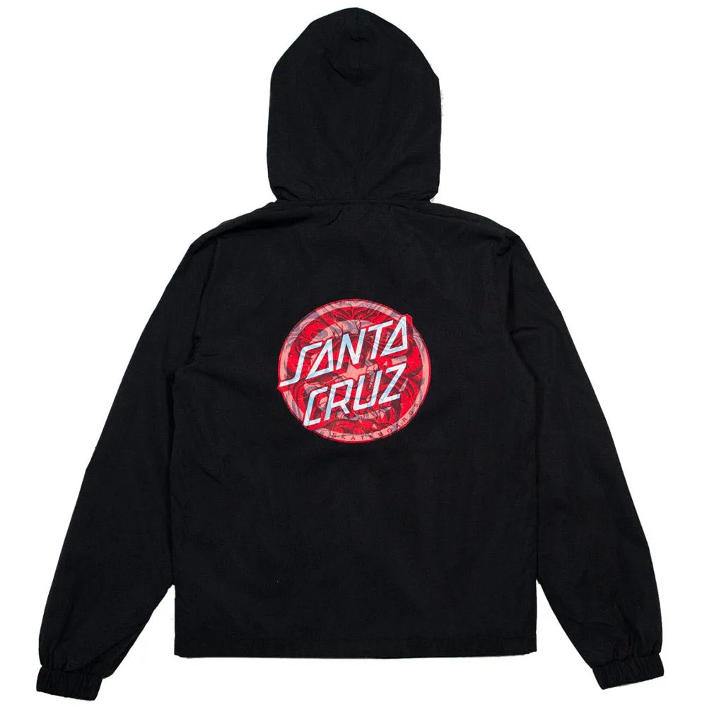 Santa Cruz - Decoder Roskopp Youth Hooded Windbreaker Black