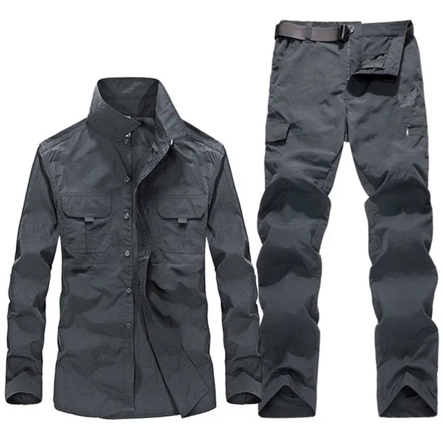 S.ARCHON Summer Military Uniforms Men Tactical Quick Dry Shirts Cargo Pants Combat Army Suit Airsoft Work Hunt Clothing Sets