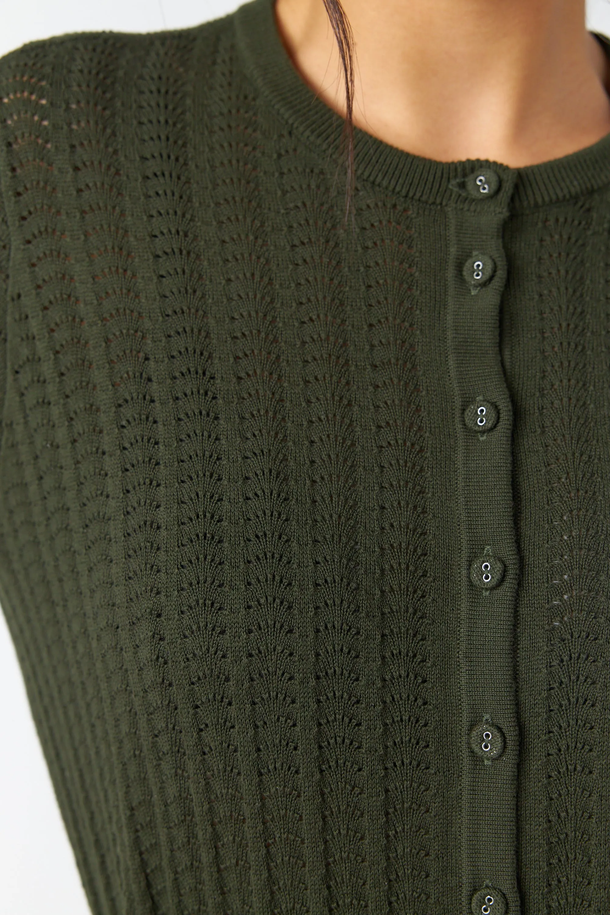 Scallop cardigan