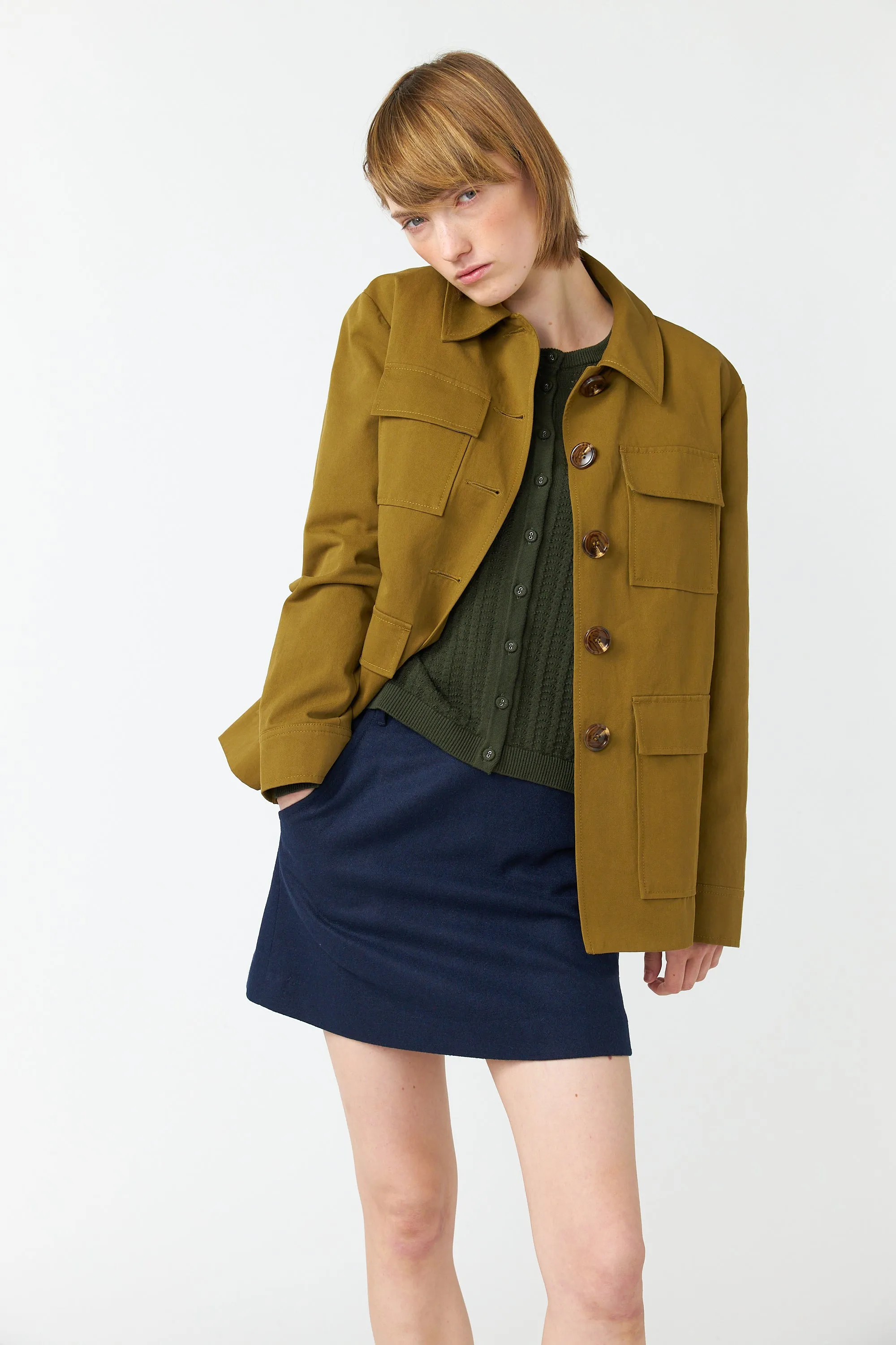Scallop cardigan