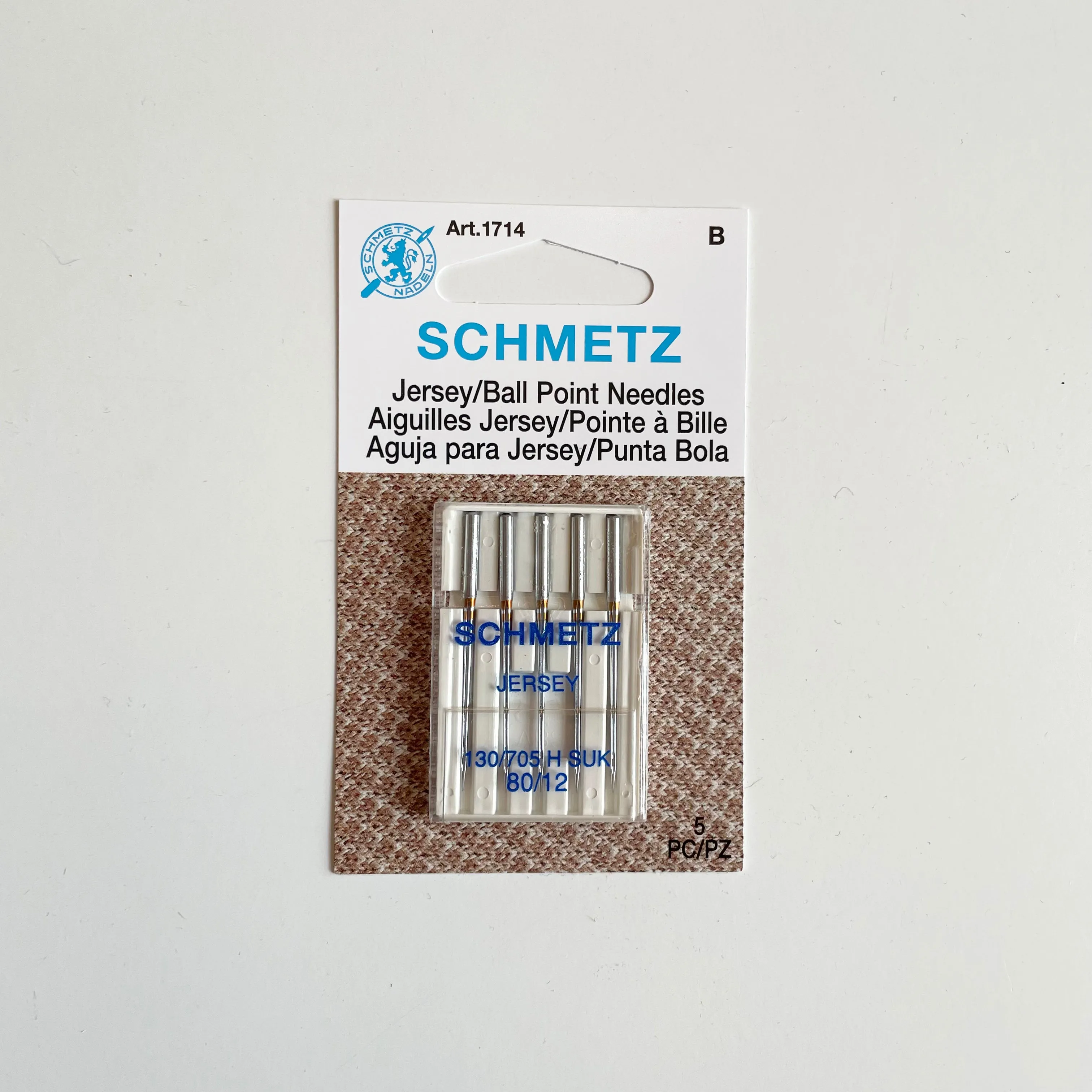 Schmetz Sewing Machine Needles : Jersey / Ballpoint