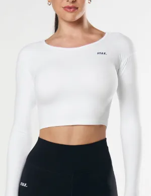 Scoop Long Sleeve NANDEX ™ - White