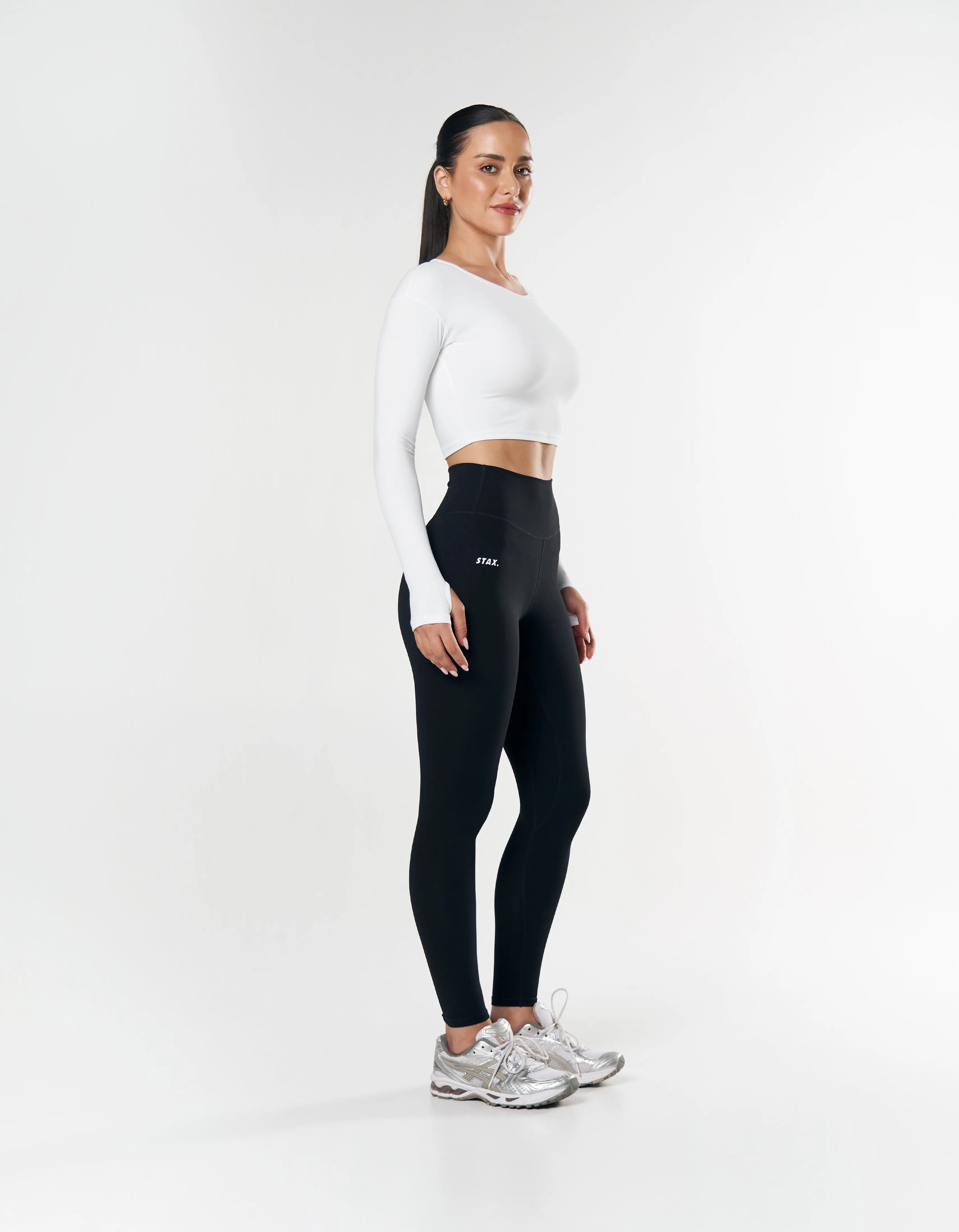 Scoop Long Sleeve NANDEX ™ - White