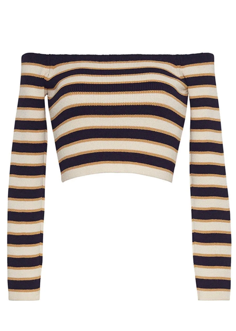 Scout Top (Caramel Stripe)