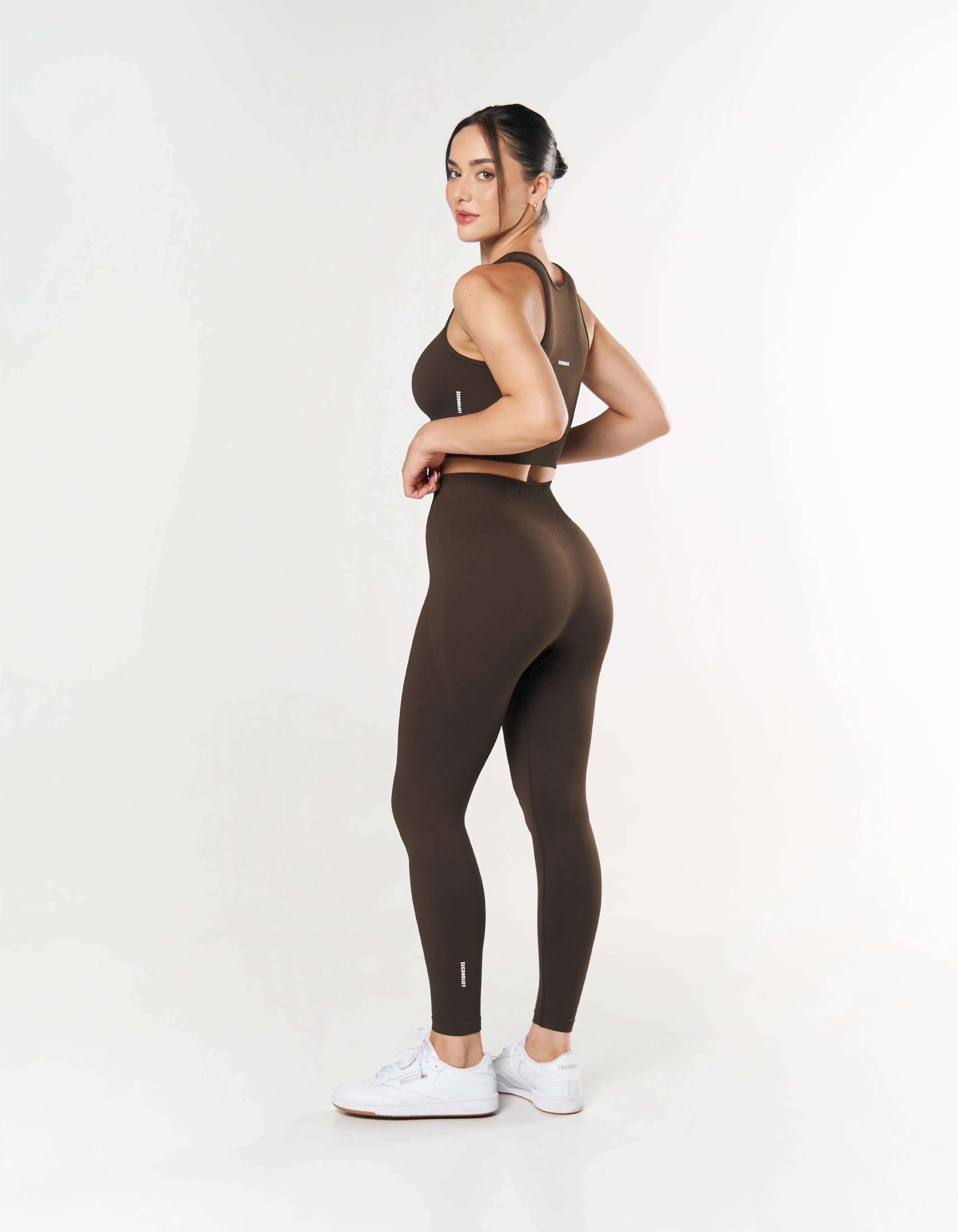 Seamless Full Length Tights - Espresso