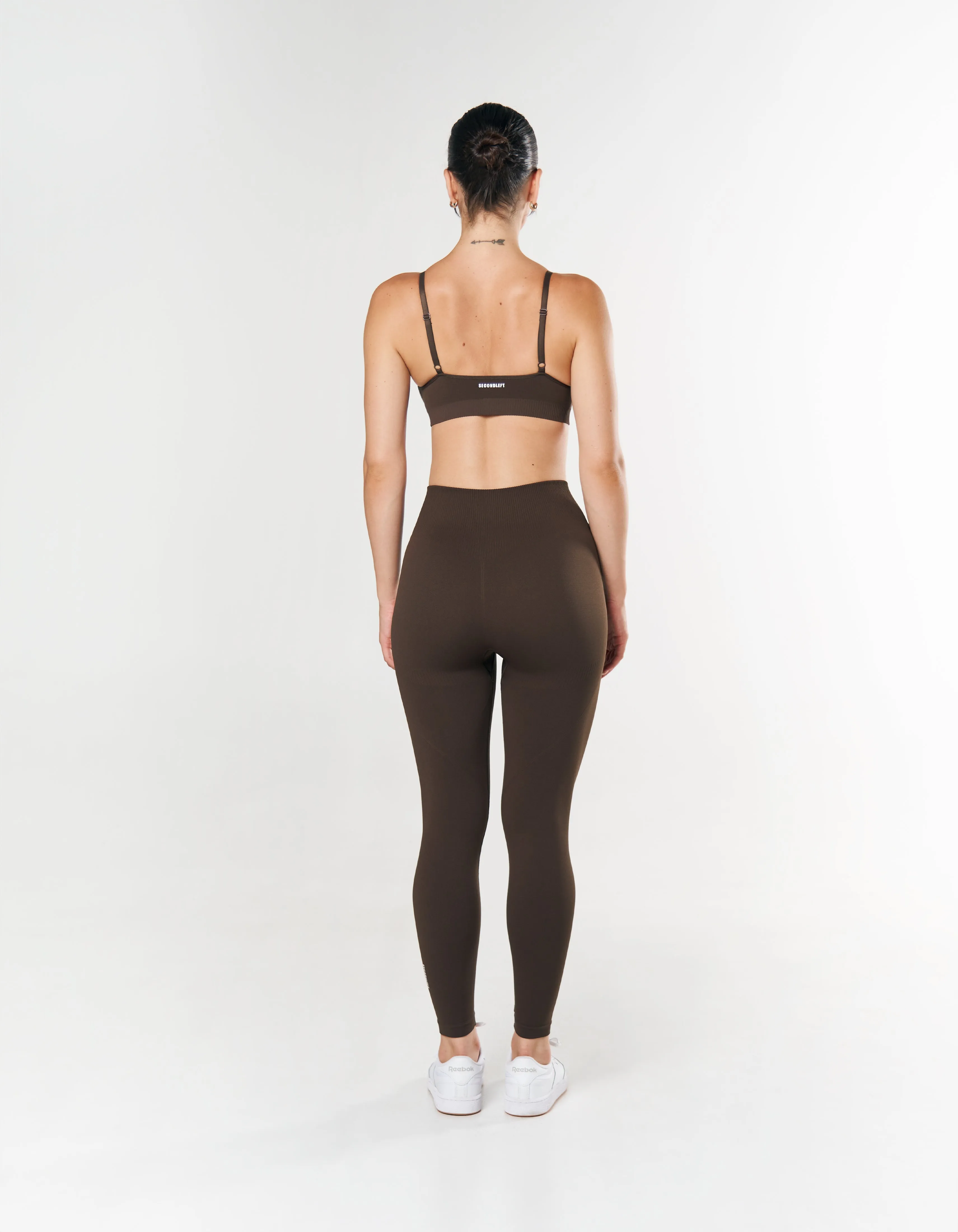 Seamless Full Length Tights - Espresso