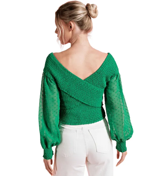 Seraphina Polka Dot Blouse