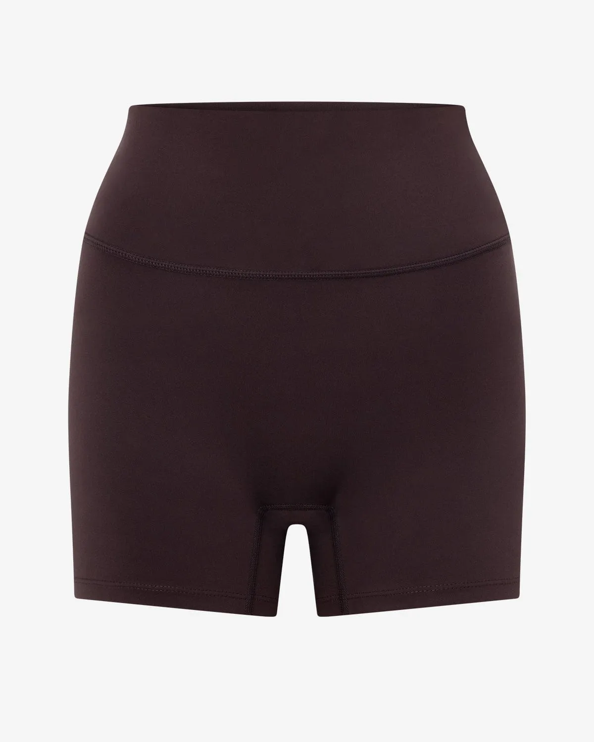 Serenity Scrunch Shorts 4" | Espresso