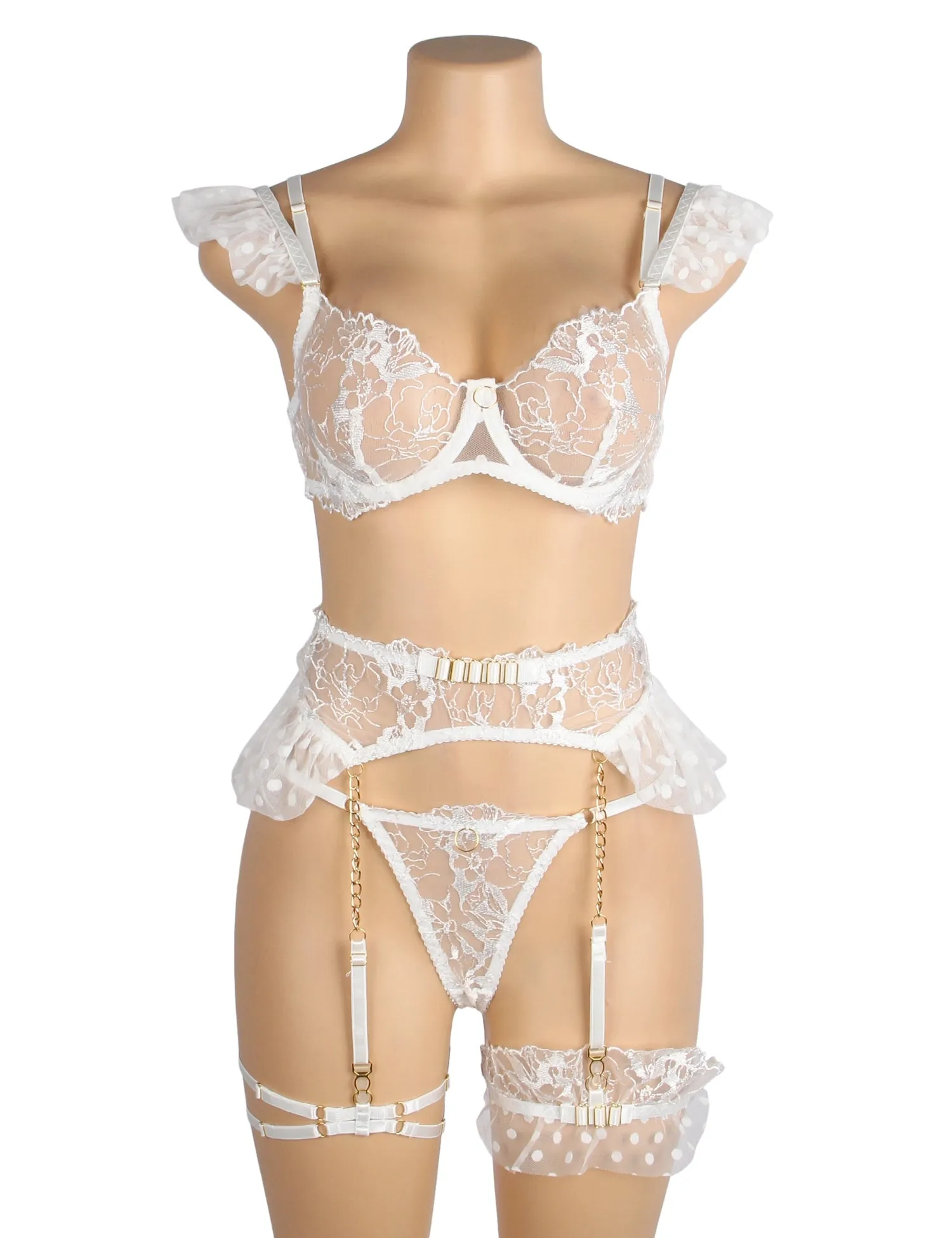 Sexy Lace Garter Bra Panty Set Bride Essentials Egypt