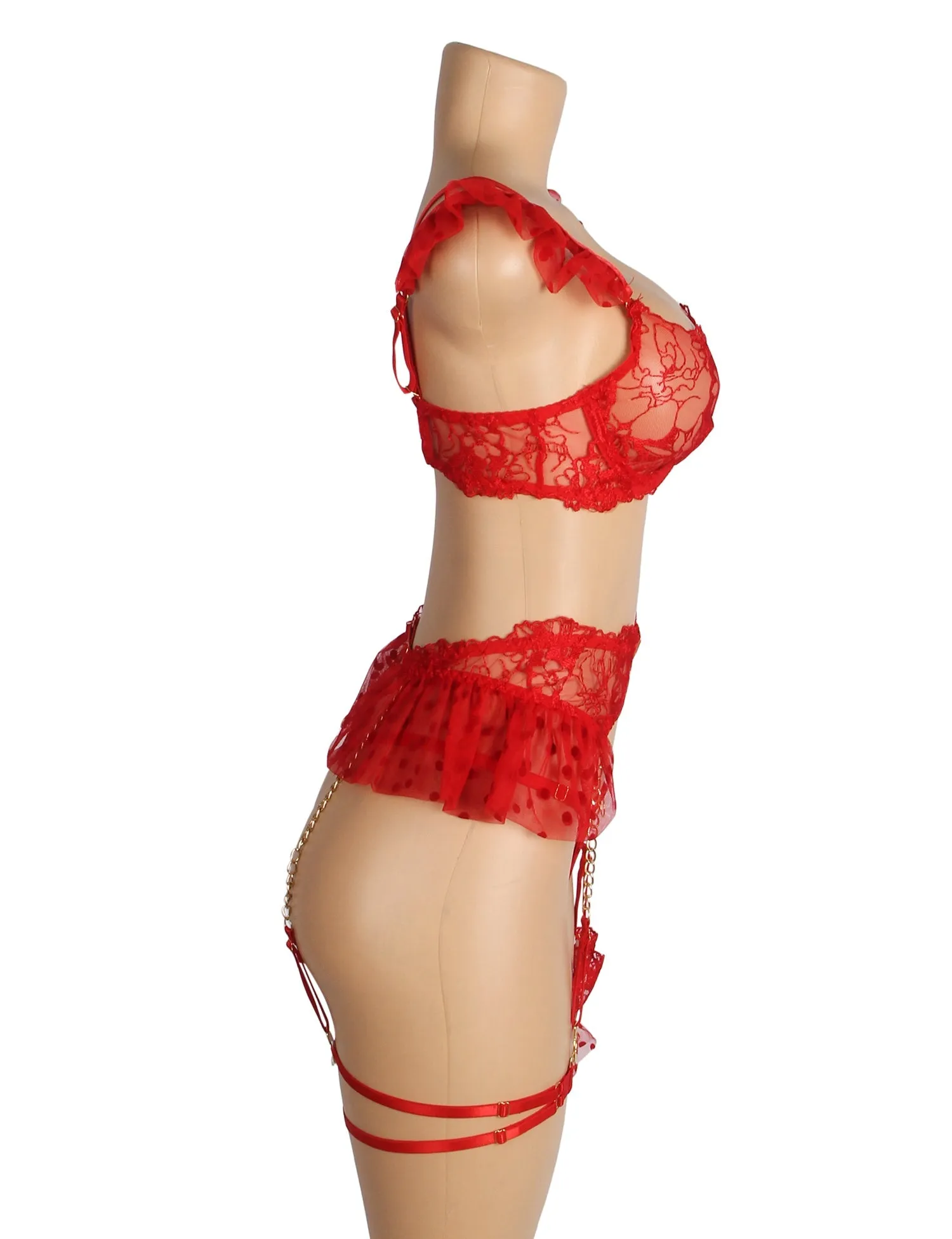 Sexy Lace Garter Bra Panty Set Bride Essentials Egypt