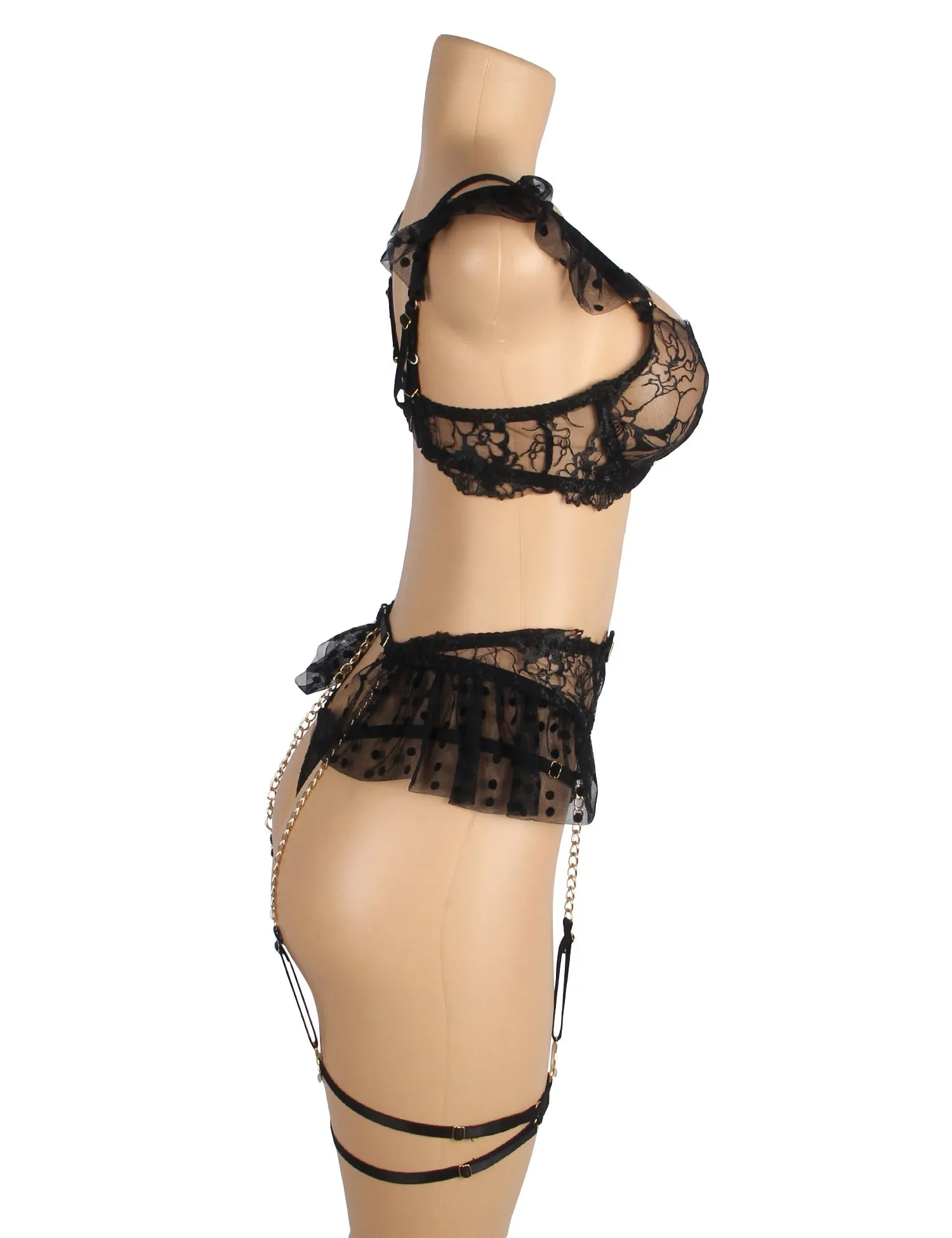 Sexy Lace Garter Bra Panty Set Bride Essentials Egypt