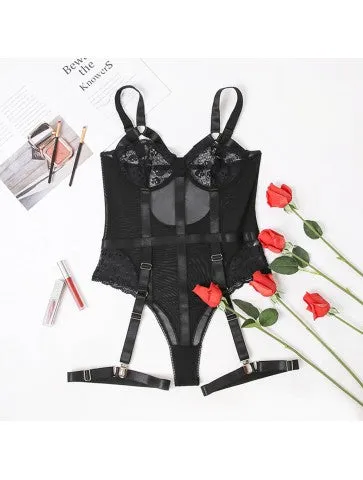 Sexy Slim Lace Garter Leg Ring Teddy Egypt