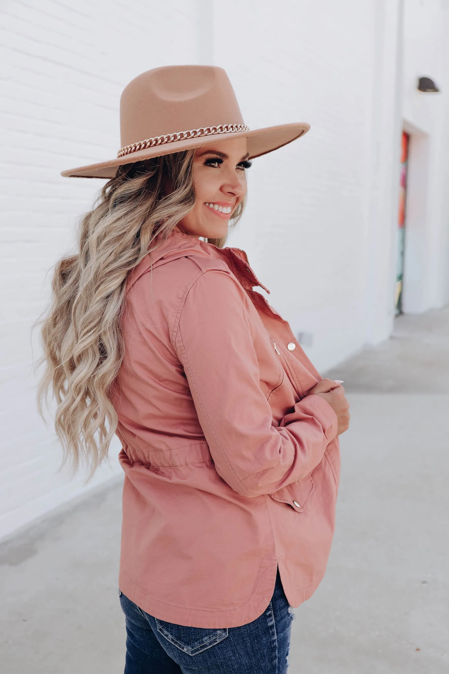 Seymour Cinch Waist Cotton Utility Jacket