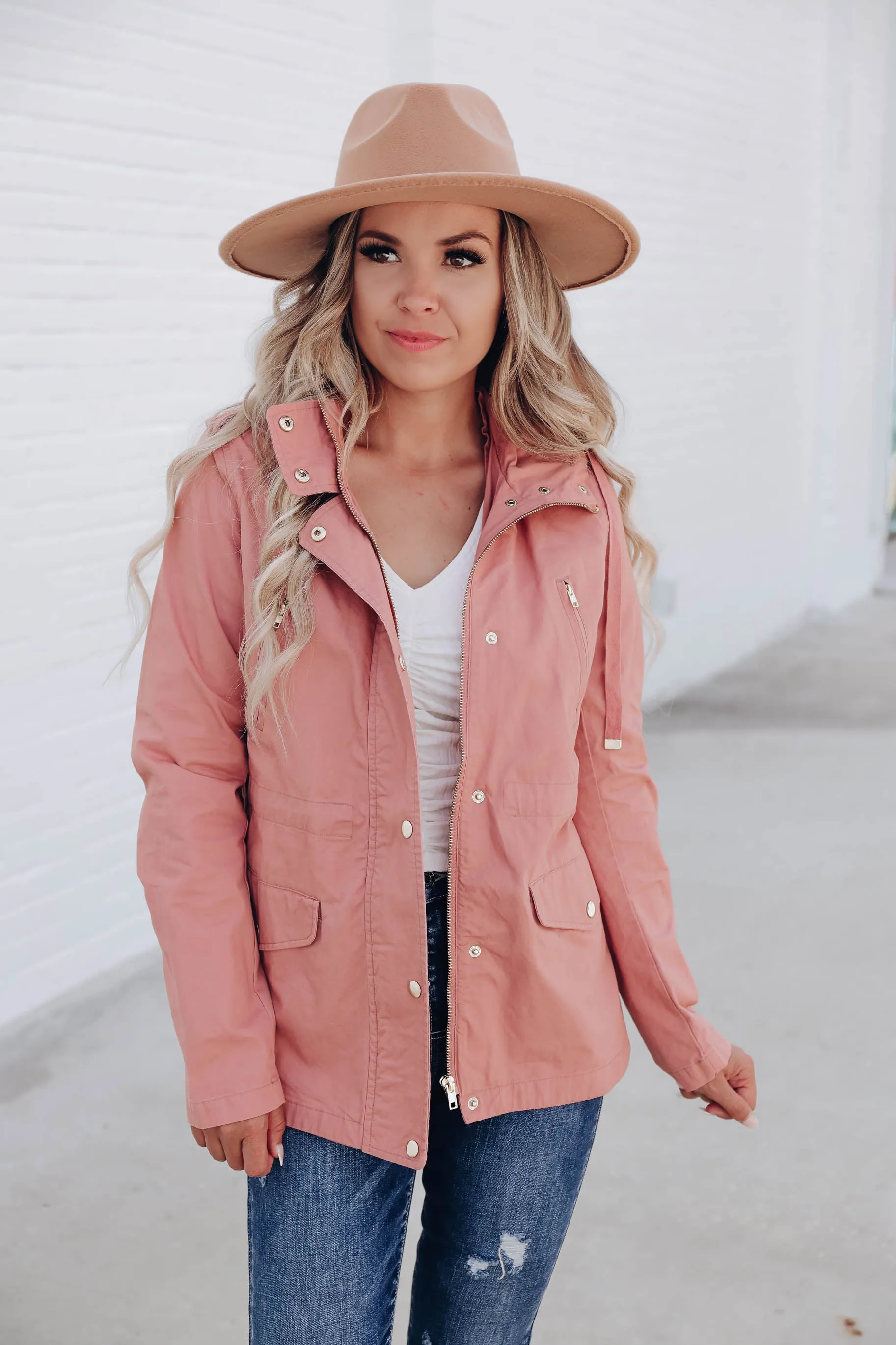 Seymour Cinch Waist Cotton Utility Jacket