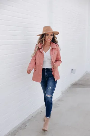 Seymour Cinch Waist Cotton Utility Jacket