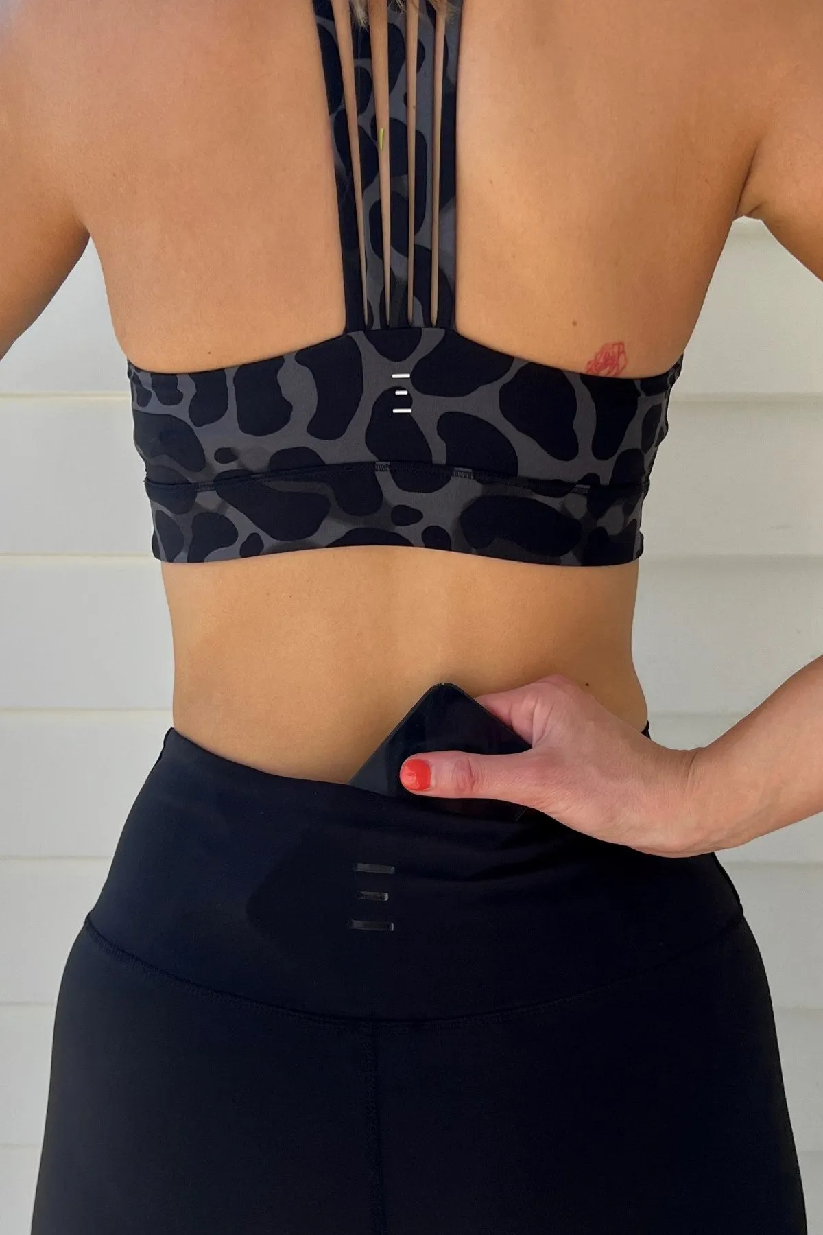 Shira High Waist Full Length Tight Black