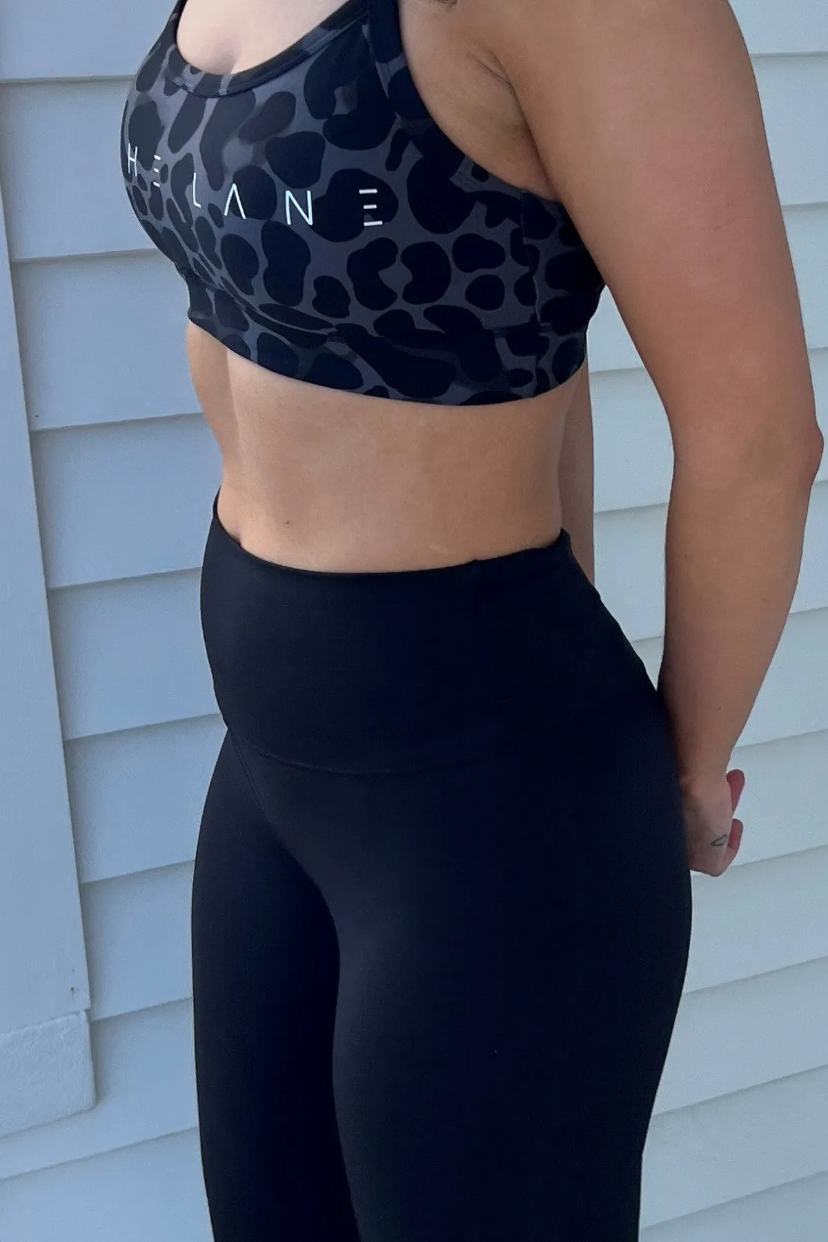 Shira High Waist Full Length Tight Black