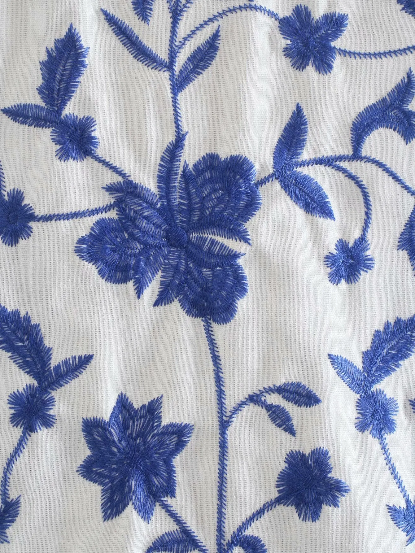 Single-breasted Floral Embroidery Shirts Cardigans