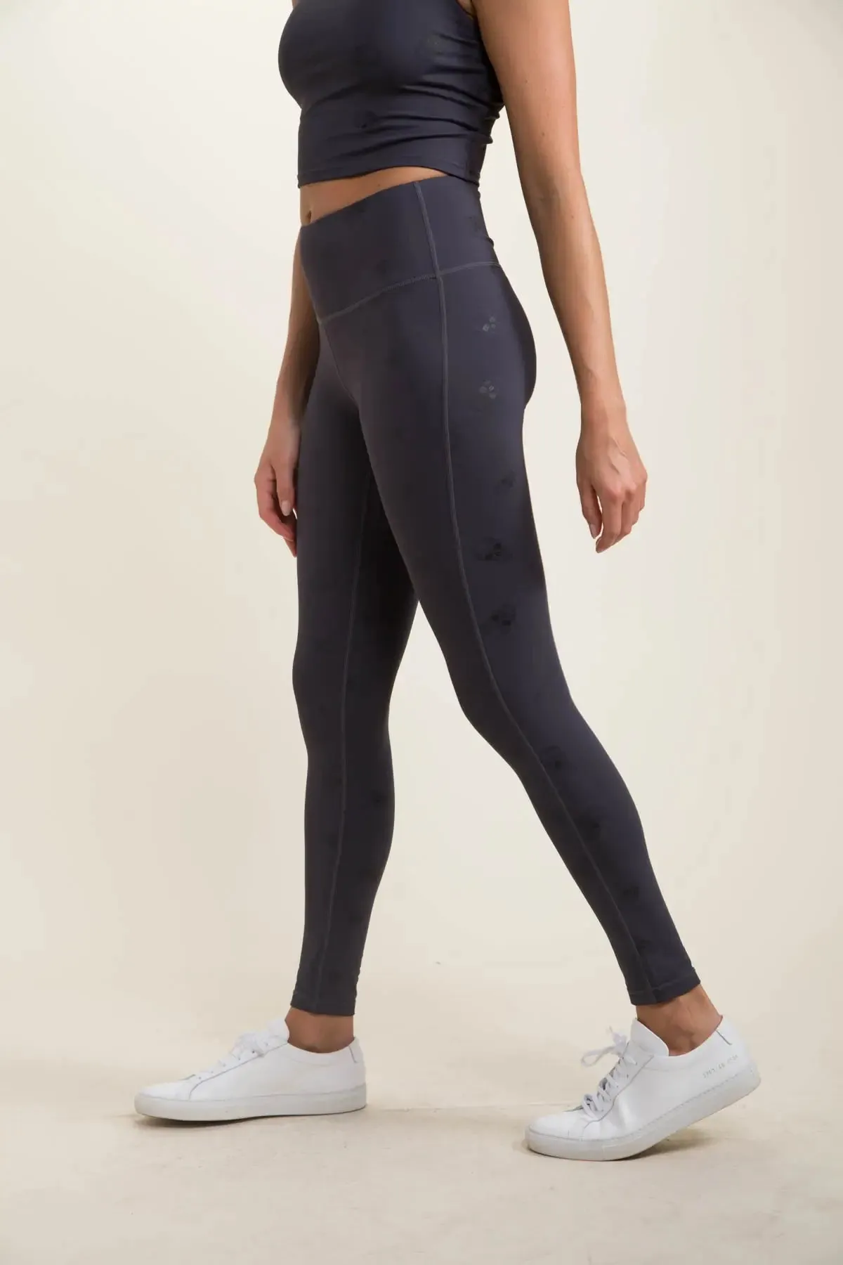 Skull Print High-Waisted Leggings