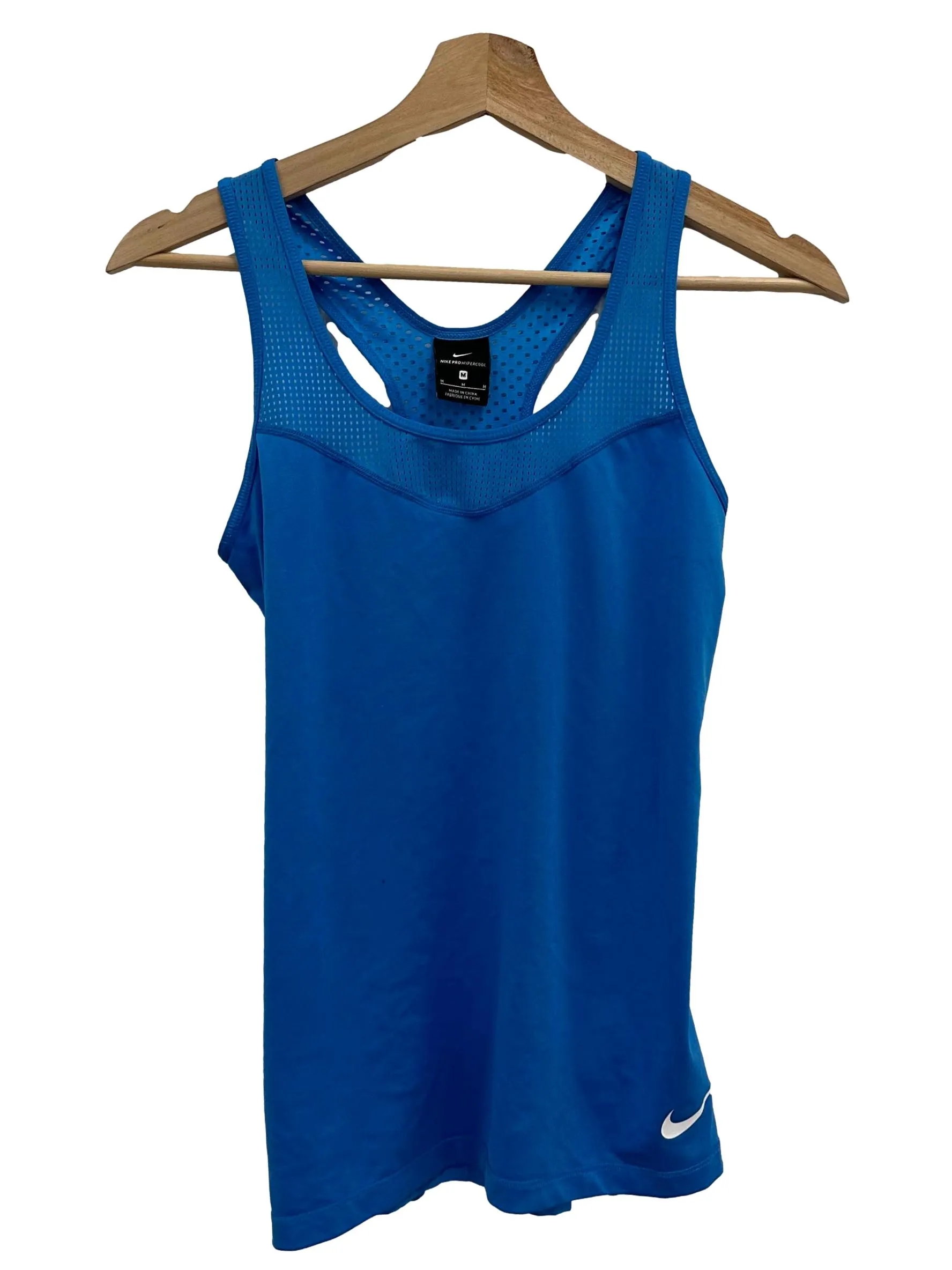Sky Blue Mesh Tank