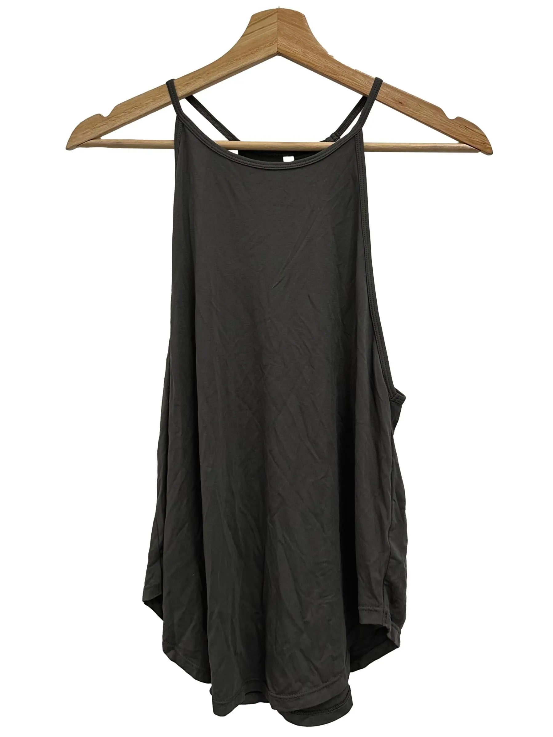 Slate Grey Halter Tank Top