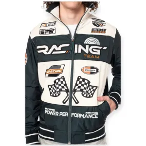 Smoke Rise Men Racing Windbreak Jacket (Sarab)