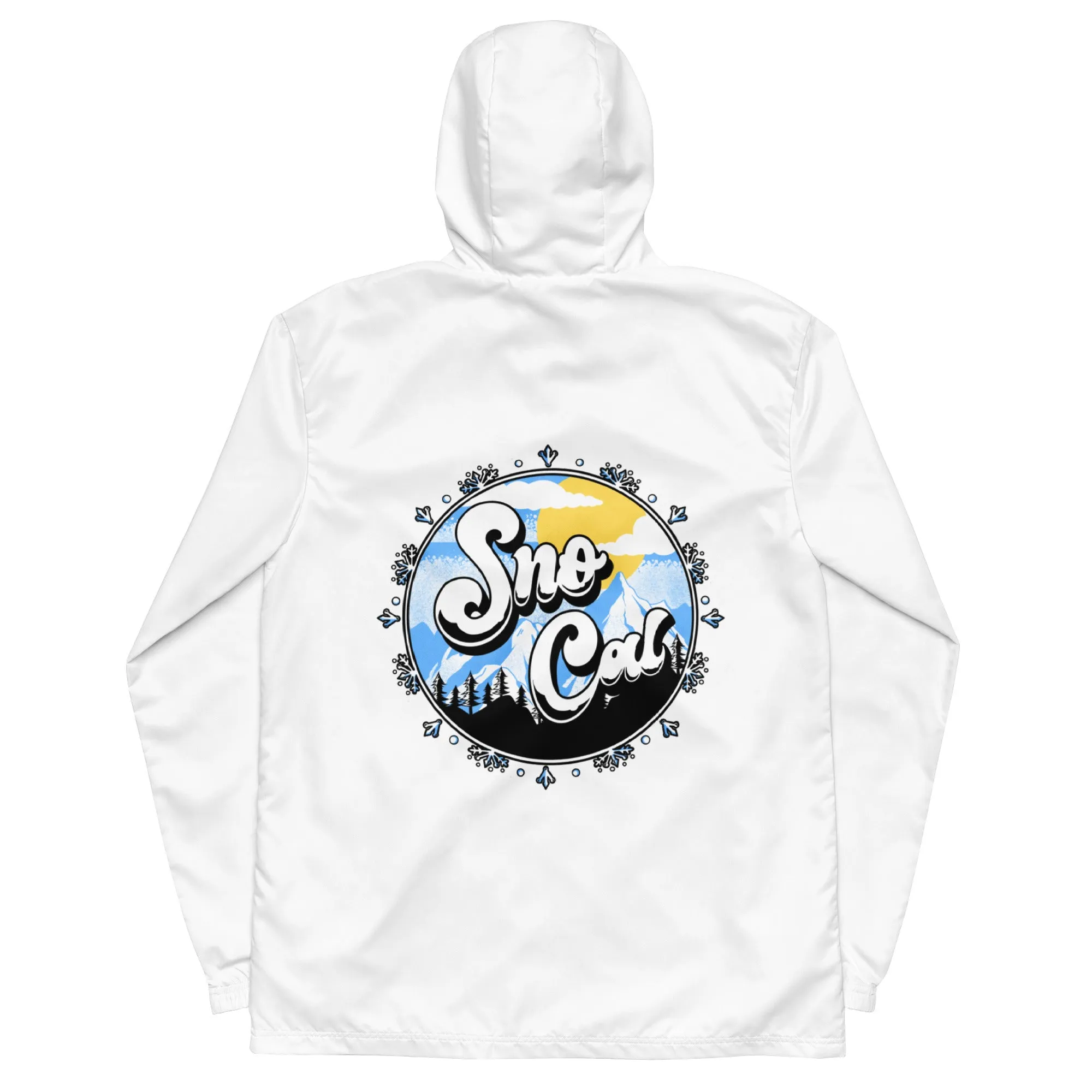 Sno Cal Circle Logo Water Resistant Windbreaker