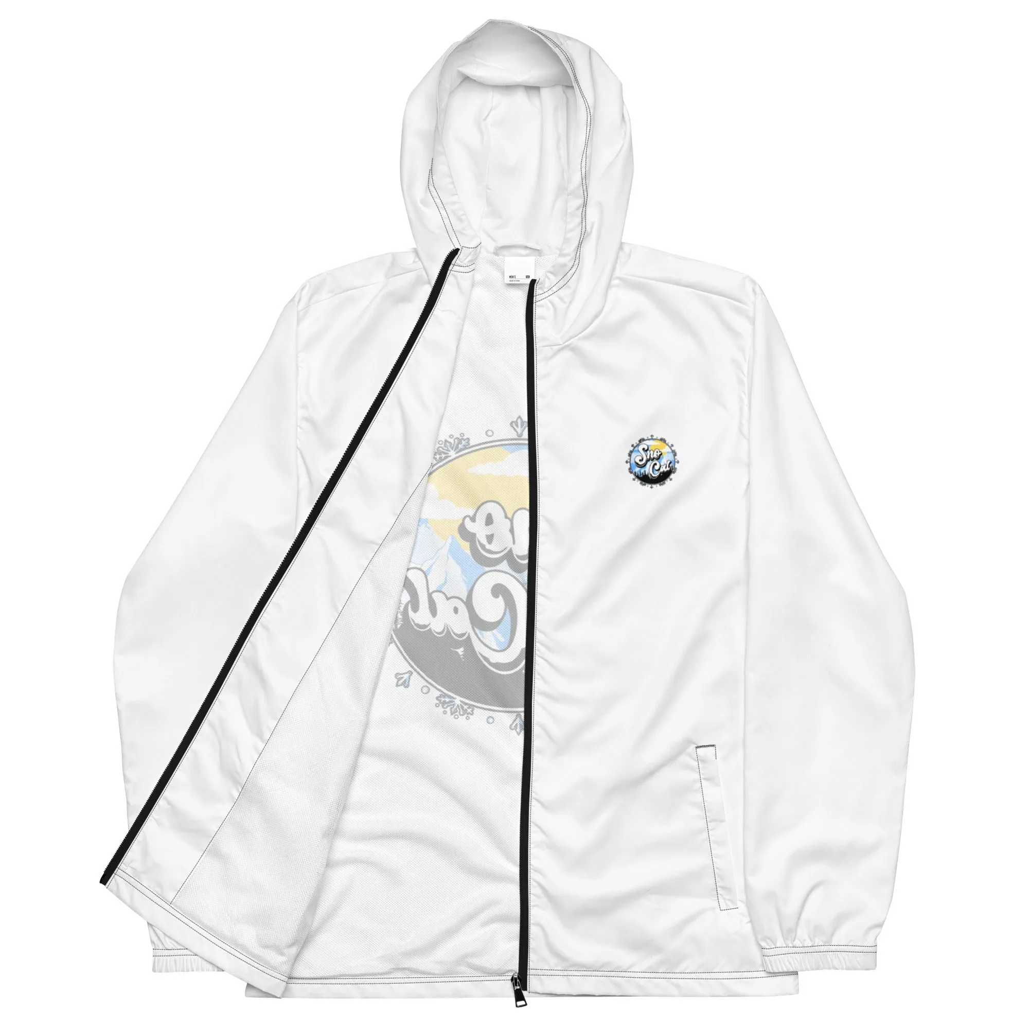 Sno Cal Circle Logo Water Resistant Windbreaker