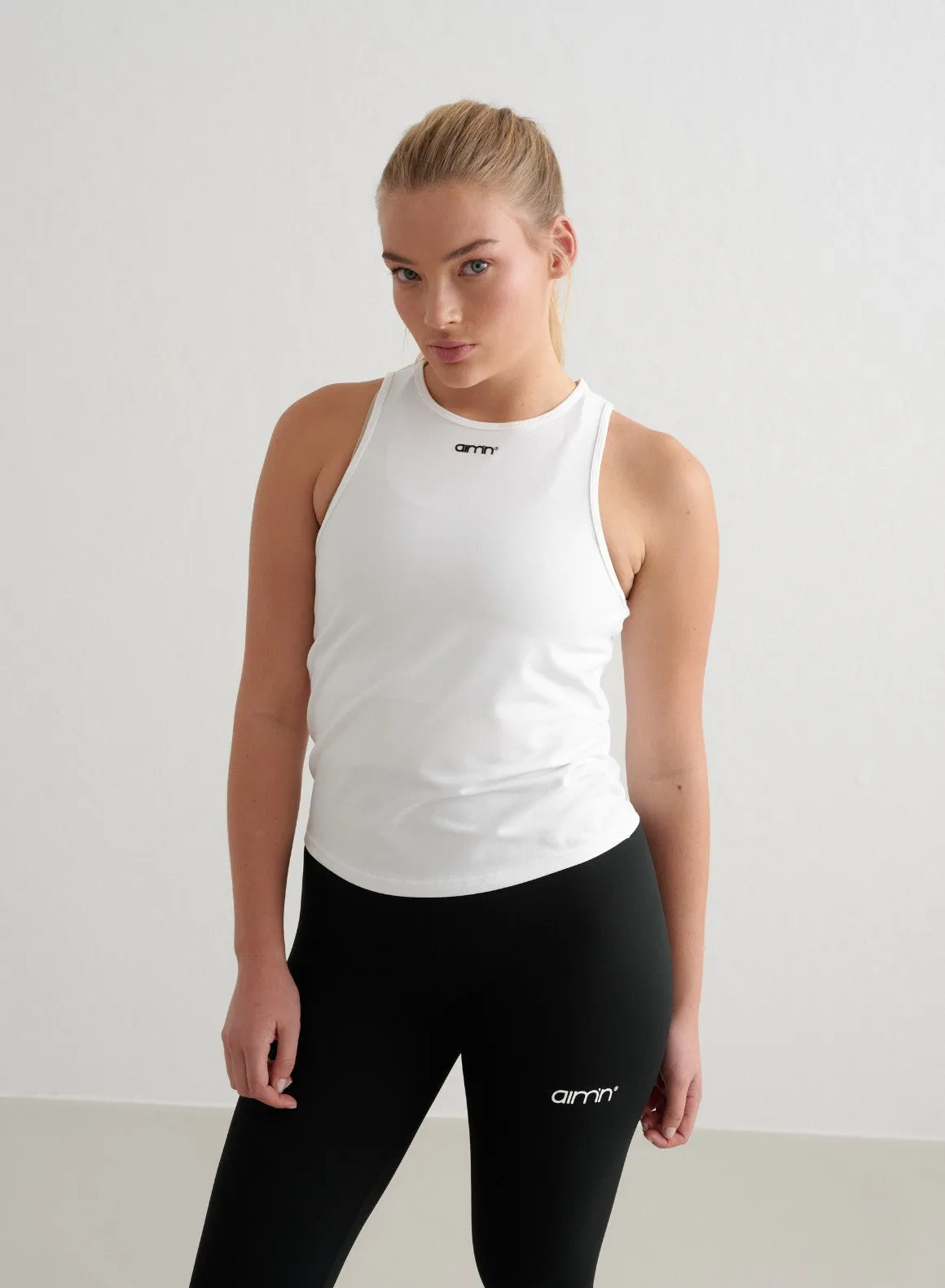 Soft Basic Singlet | White