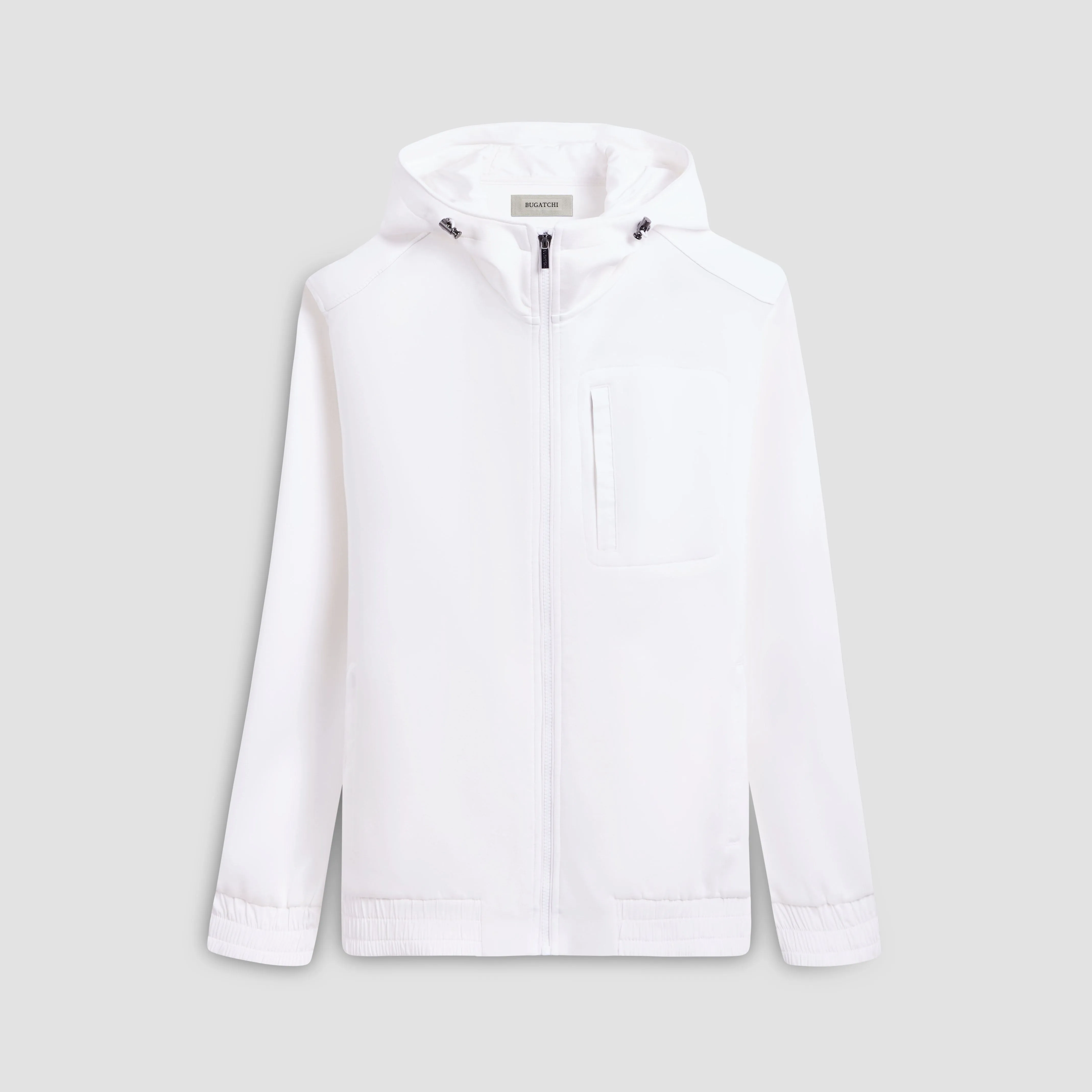 Soft Touch Performance Zip-Up Jacket With Hood