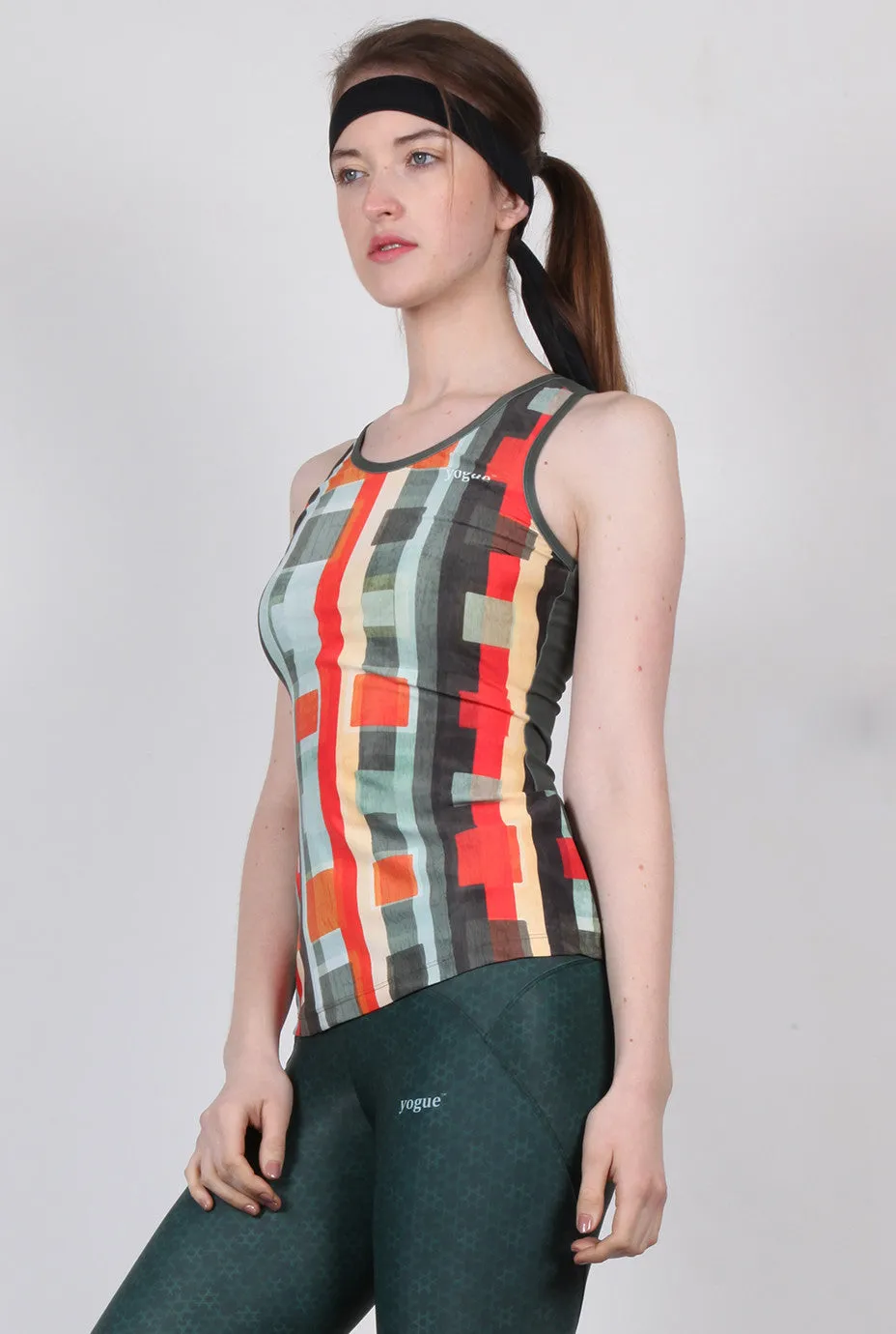 Square Grid Tank Top