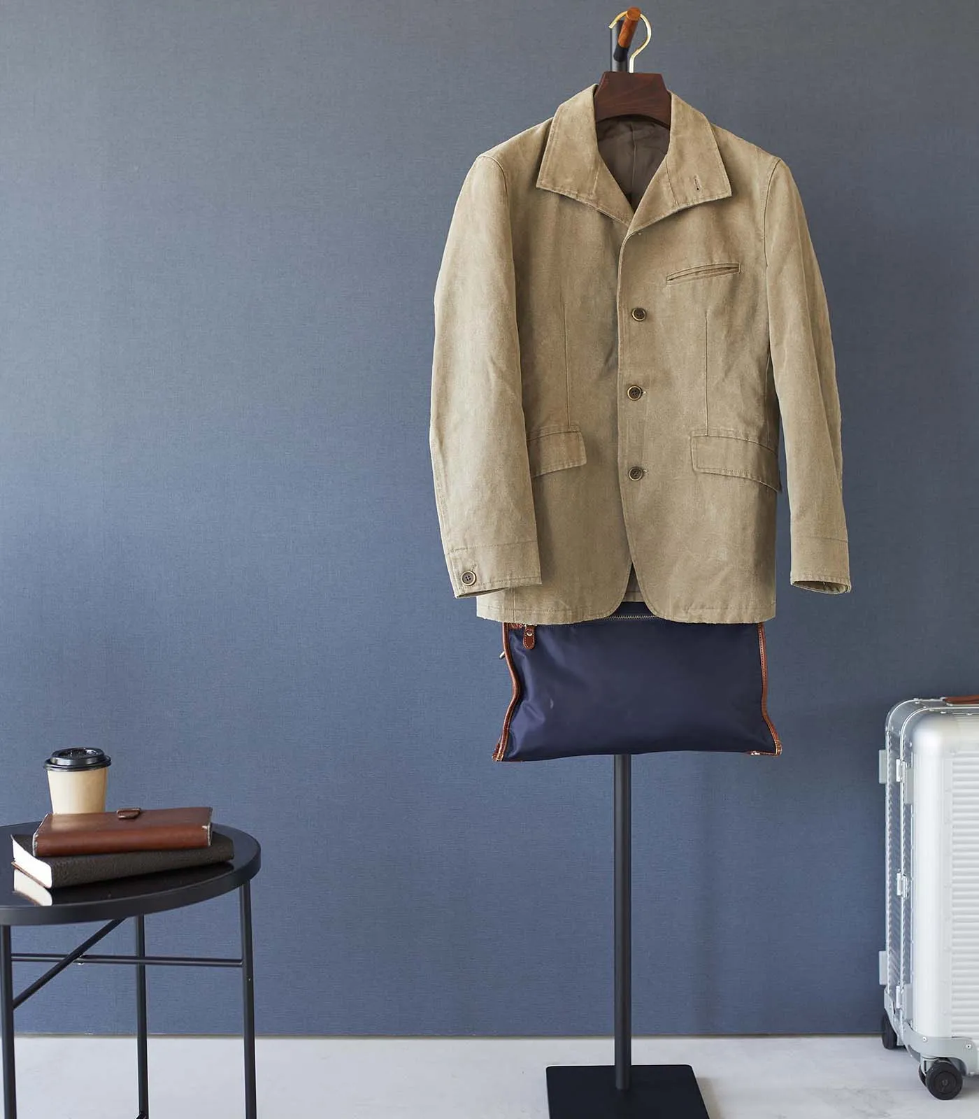 Steel   Wood Single Side Coat Rack · Yamazaki Home