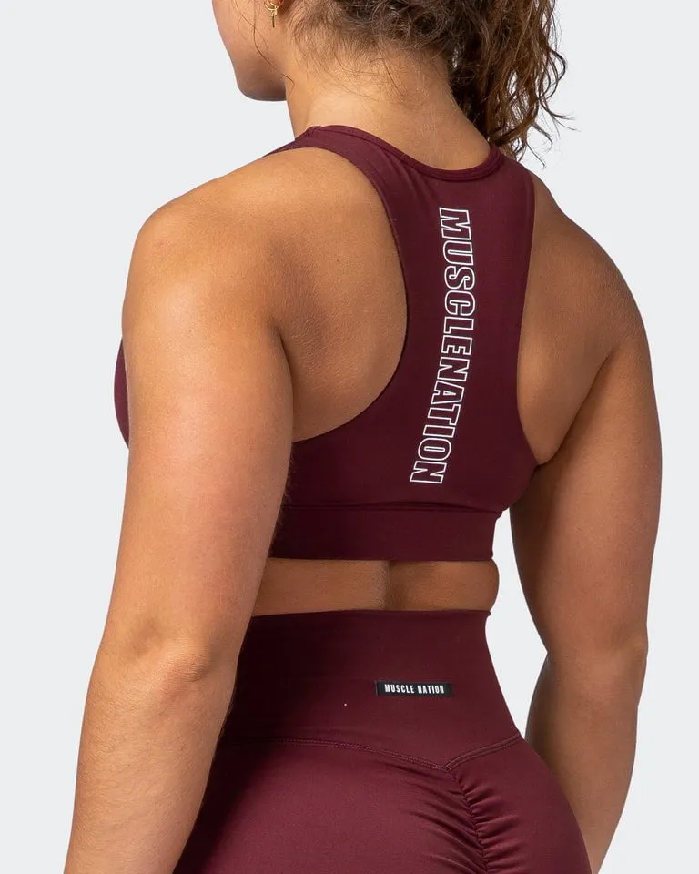 Step Up Bra Dark Plum