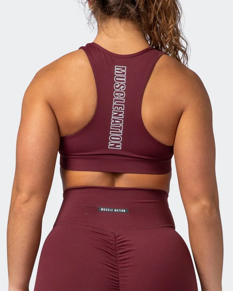 Step Up Bra Dark Plum