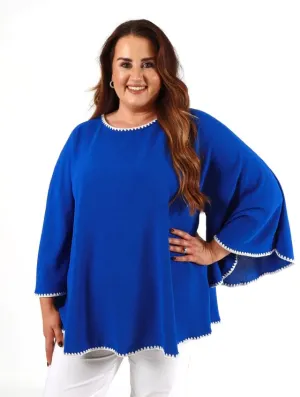 Stevie Blouse in Royal Blue