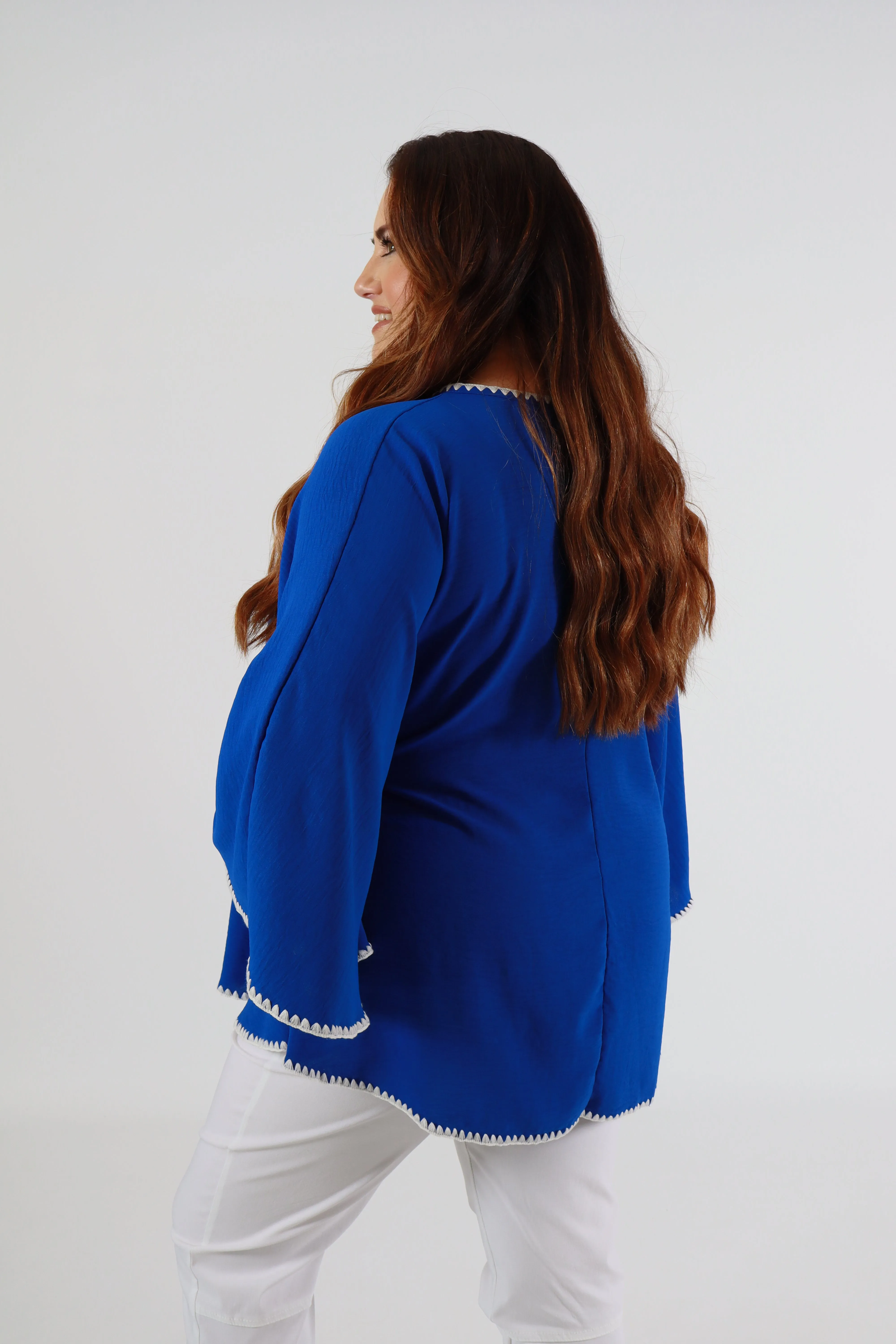 Stevie Blouse in Royal Blue