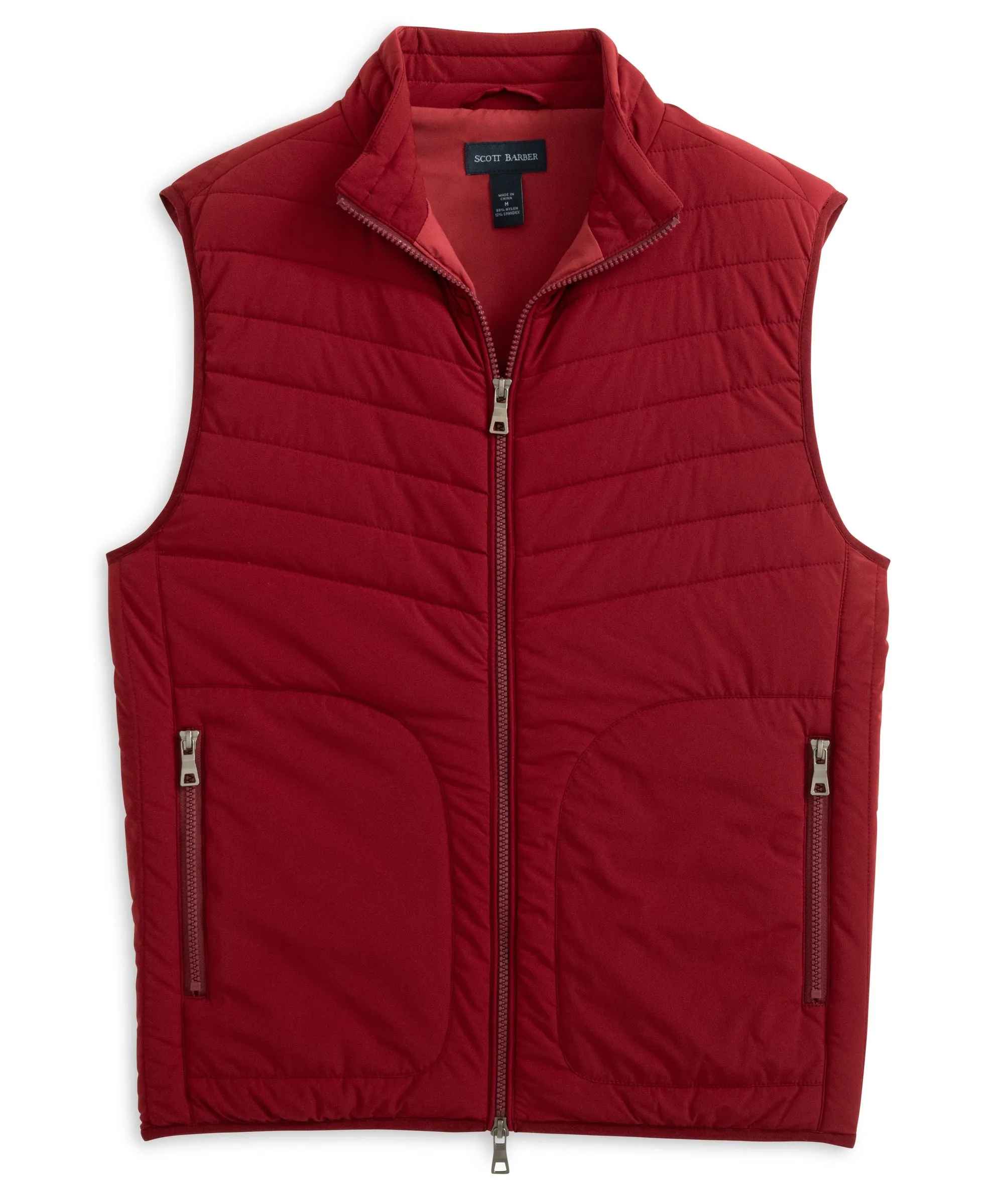Stretch Nylon Puffer Vest