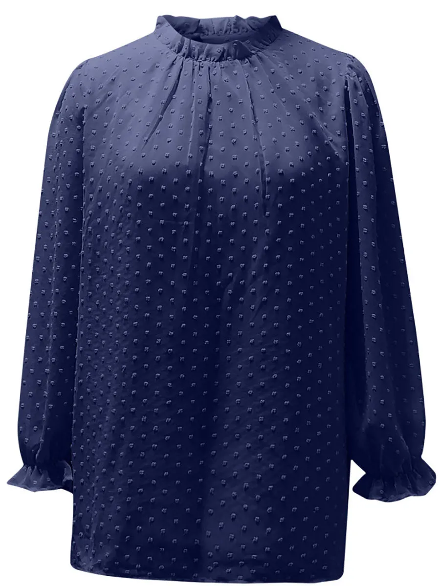 Stunncal Round Neck Long Sleeve Shirt (5 colors)