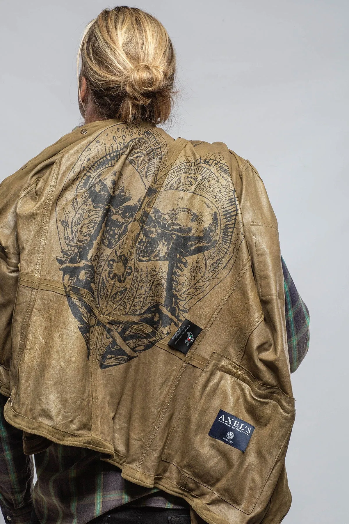 Suede 4 Pocket Jacket In Salvia