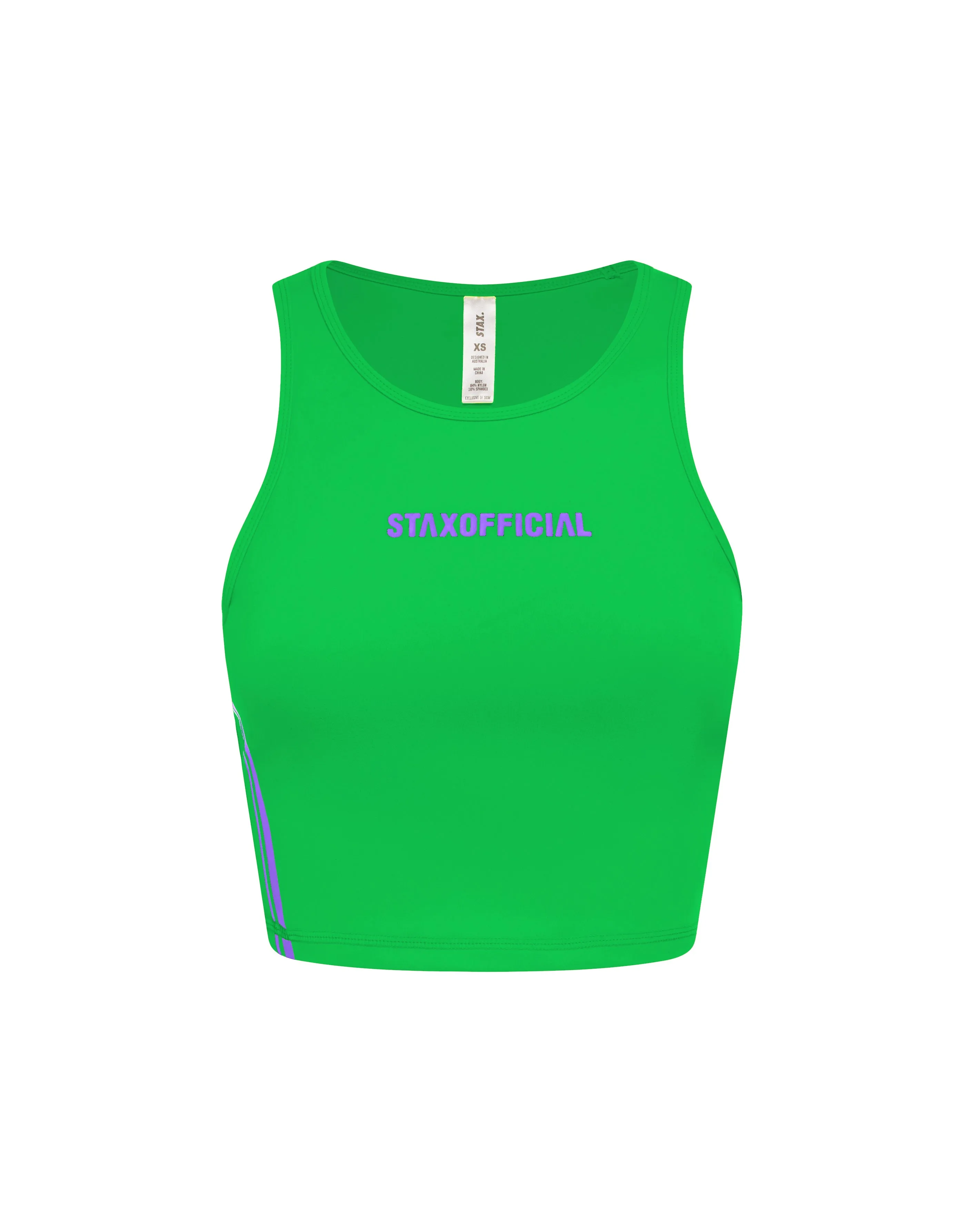 Summer 22 Crop Tank - Green
