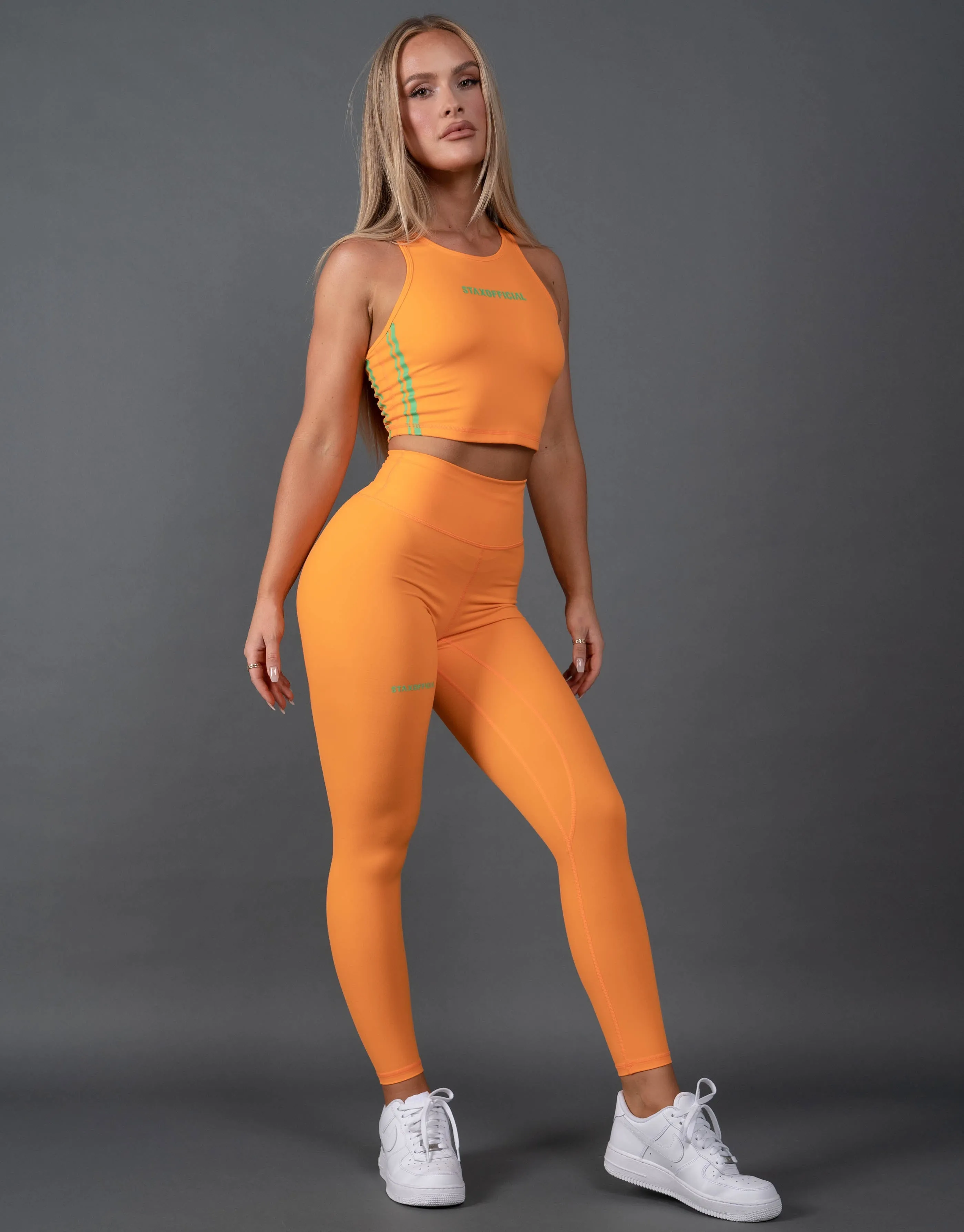 Summer 22 Crop Tank - Orange