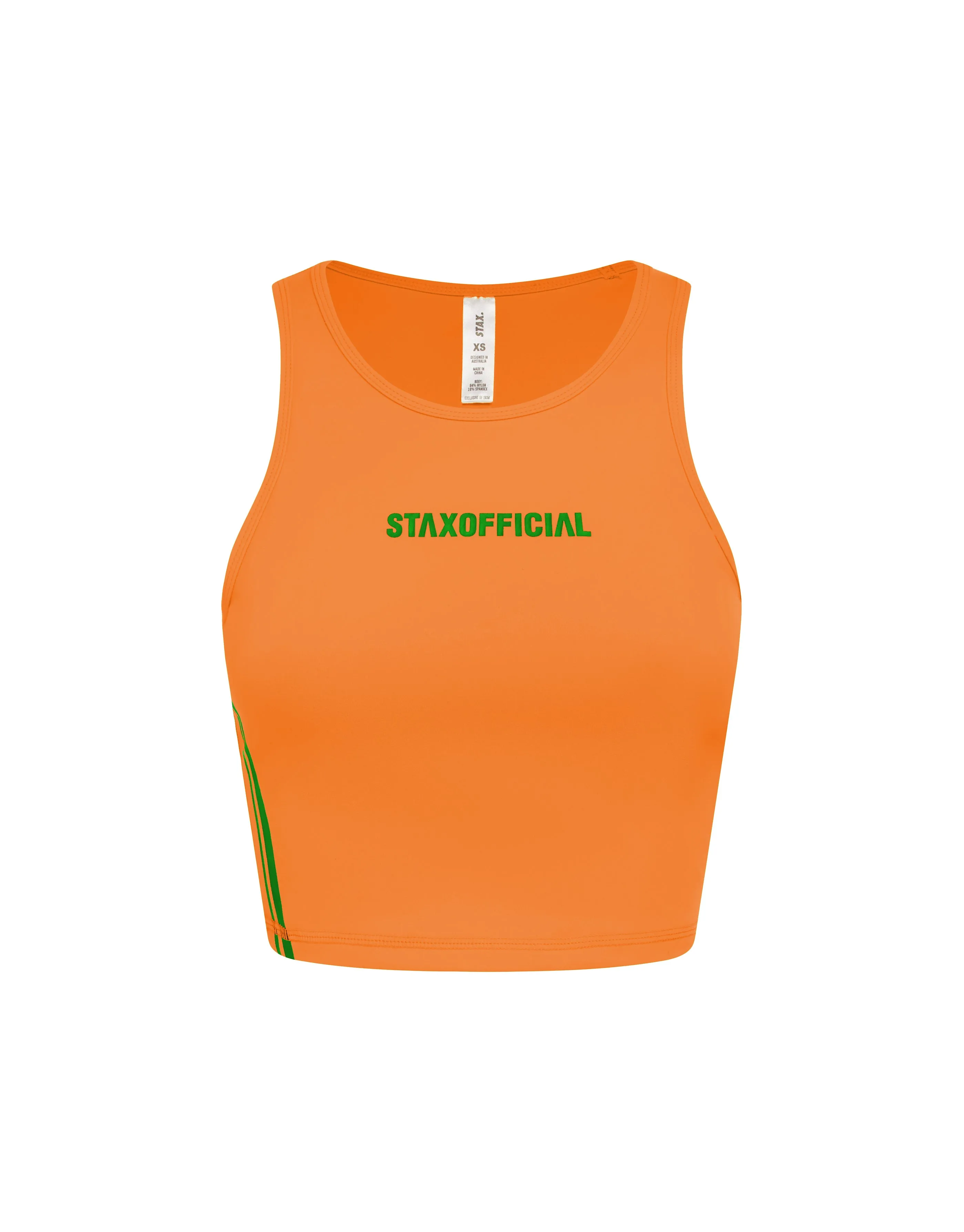 Summer 22 Crop Tank - Orange