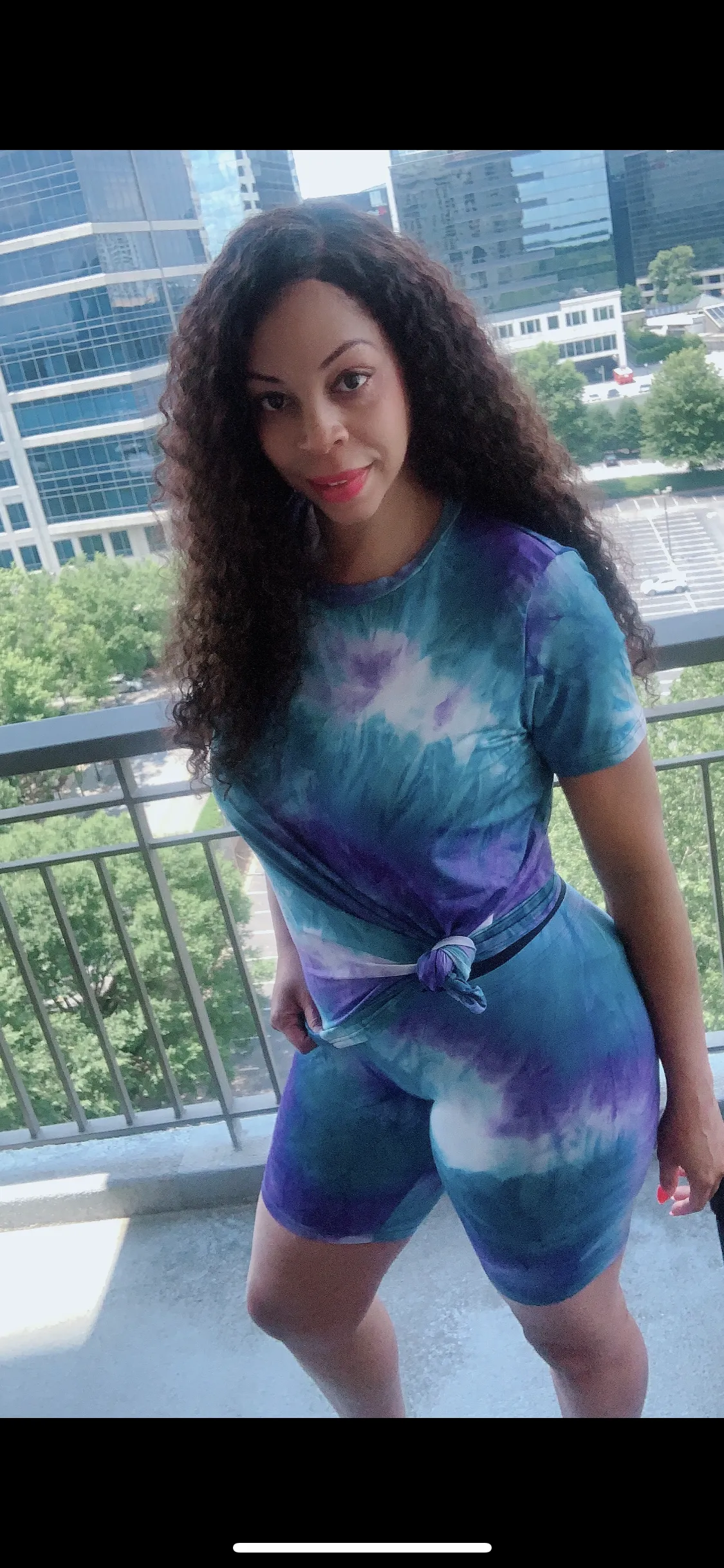 Summer Clearance! Tie-Dye Matching Short Set ‼️PURPLE