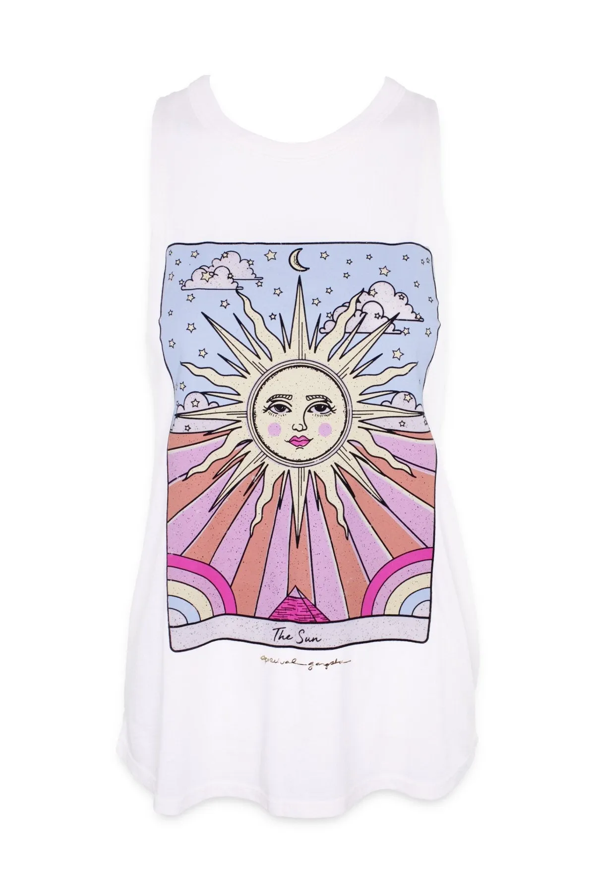 Sun Movement Open Back Tank Top in Cream