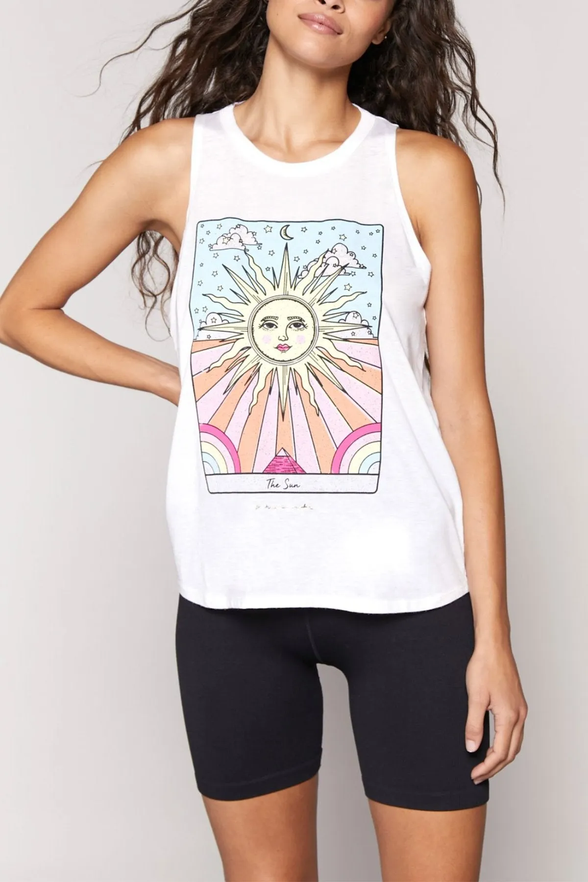 Sun Movement Open Back Tank Top in Cream
