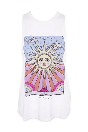 Sun Movement Open Back Tank Top in Cream