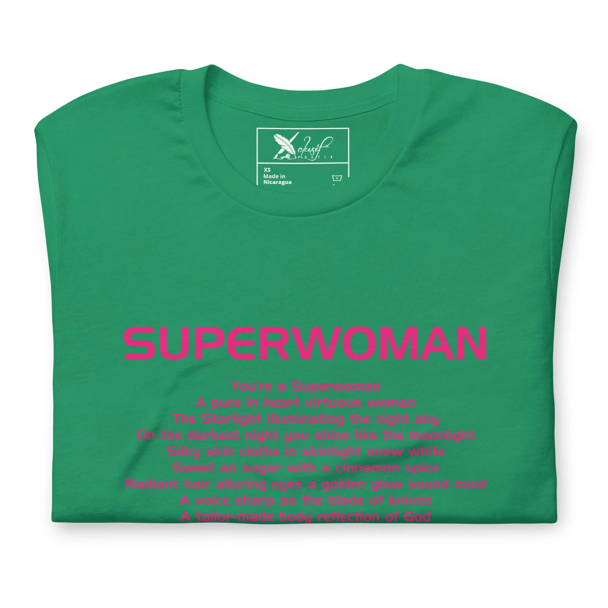 SUPERWOMAN BY XCLUSIF POETIX Unisex t-shirt